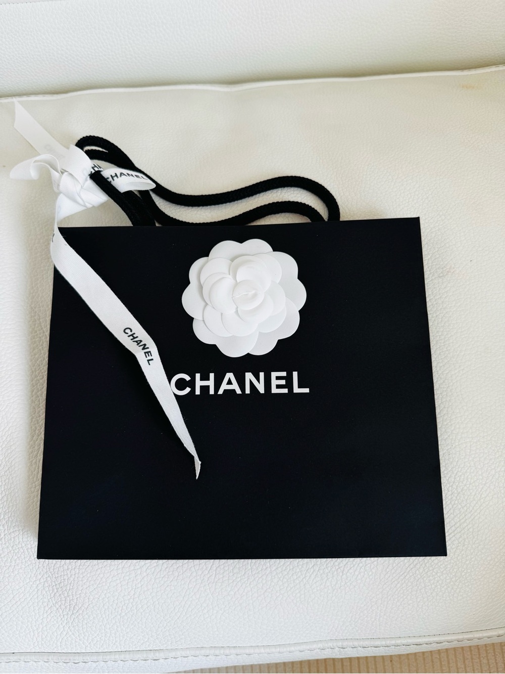 Authentic Chanel shopping bag